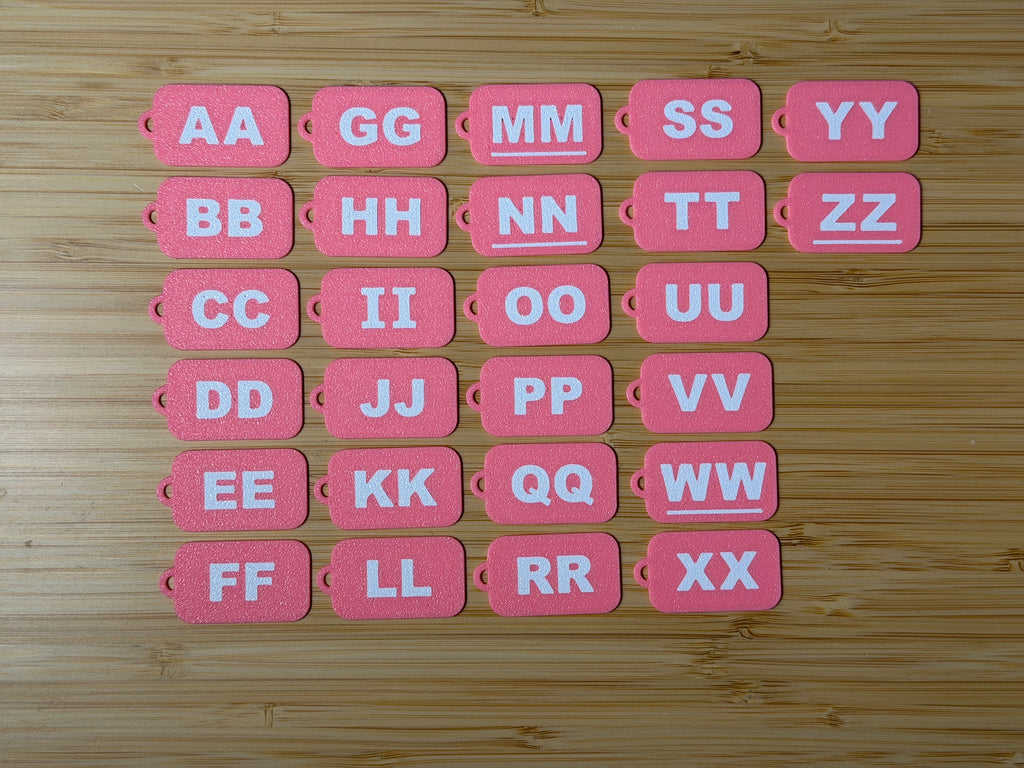 Letter Tags