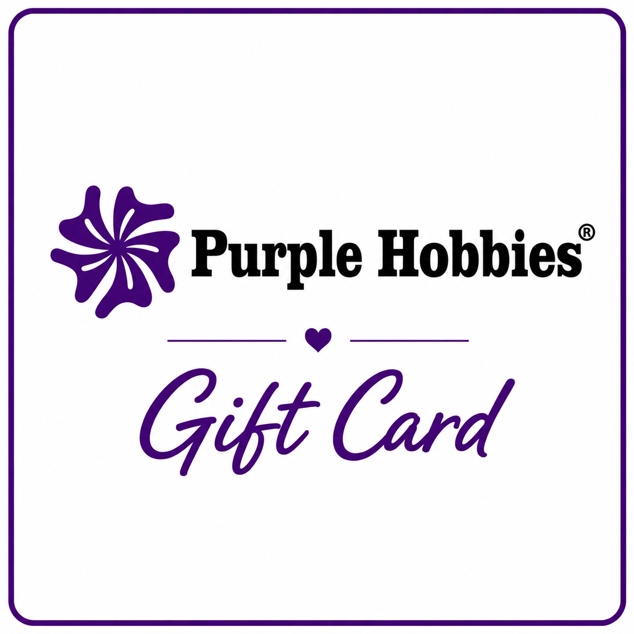 PurpleHobbies.com gift card