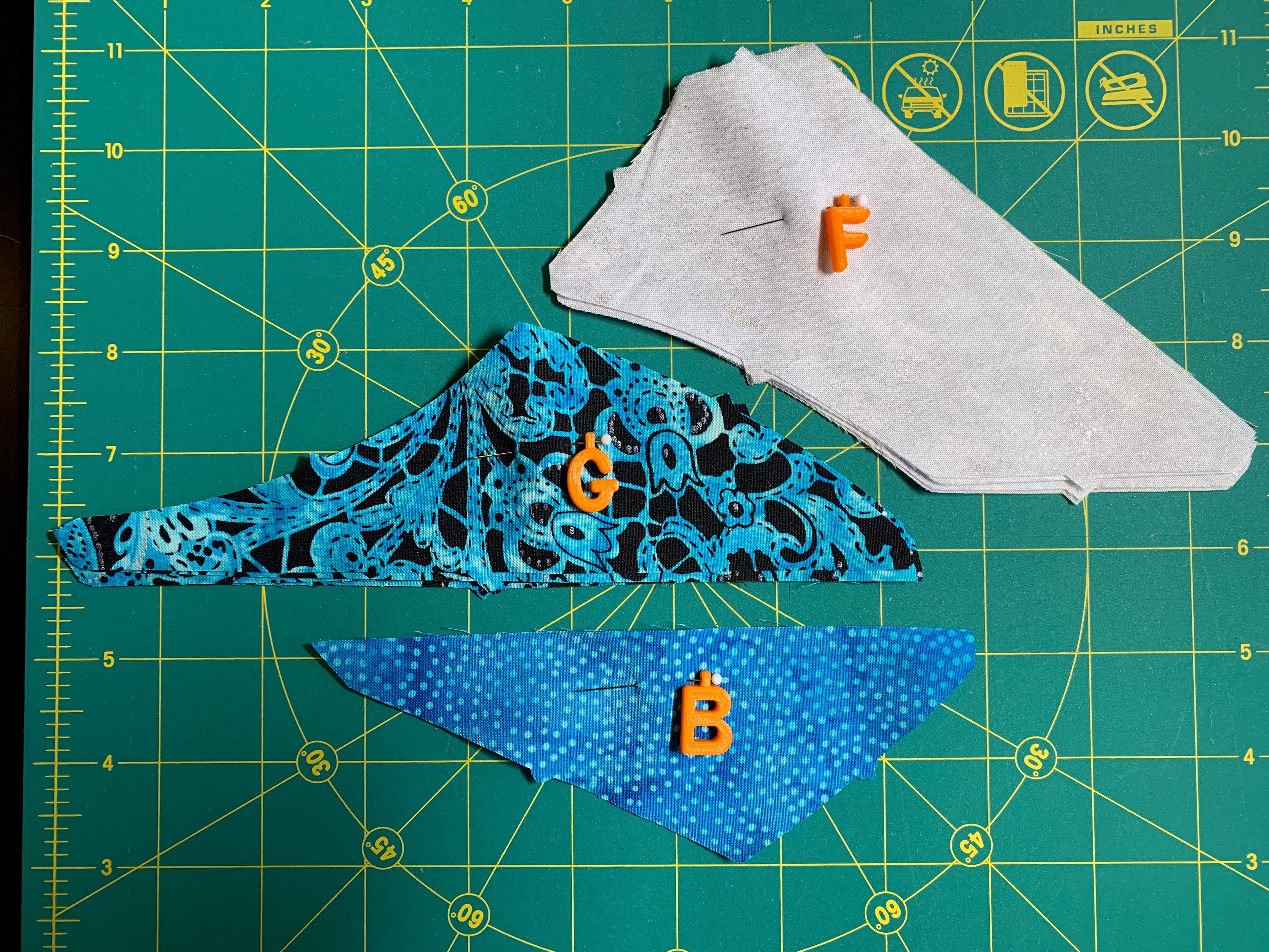 Pinnable Quilt Block Markers