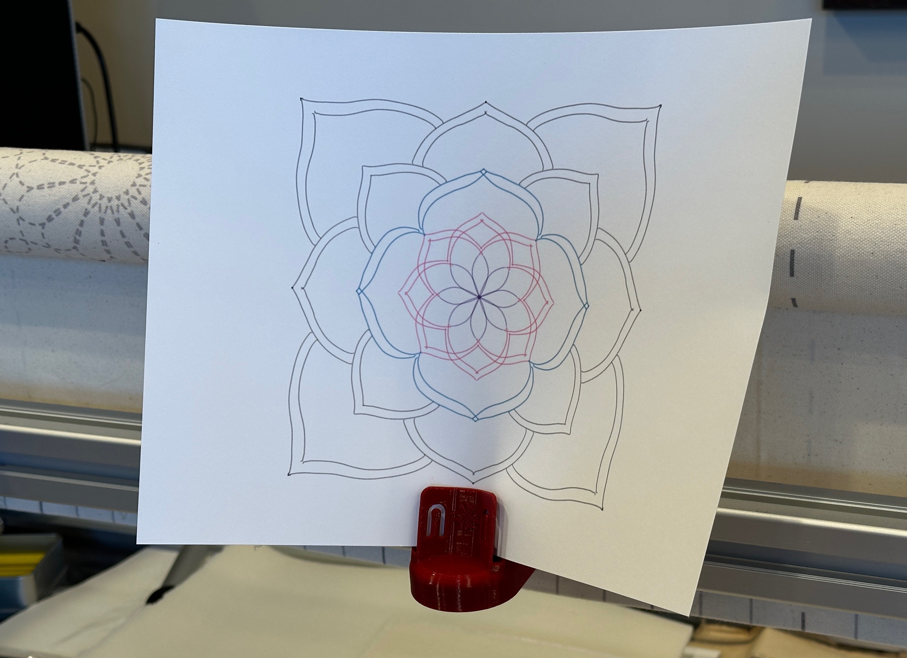 Pattern Stand for Bernina Quilt Frame