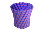 Swirled Trash Can